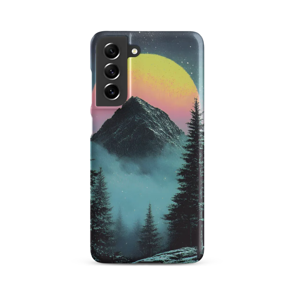 Ethereal Peaks Under Celestial Lights