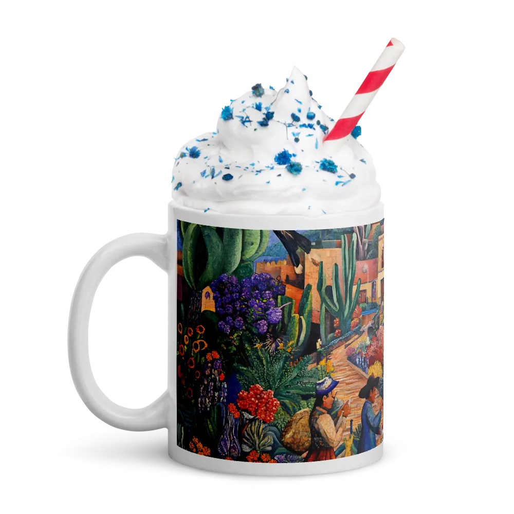 A Mosaic Journey Through Colorful Landscapes | Mugs | Multiple Sizes & Colors