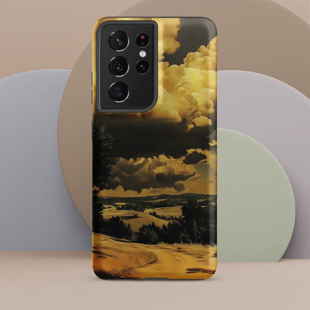 Golden Serenity in the Landscape