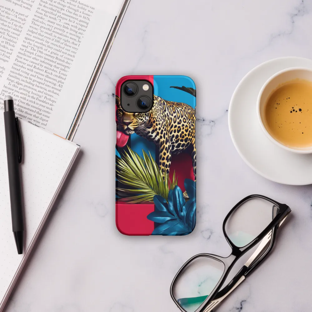 Playful Leopard in Vibrant Paradise