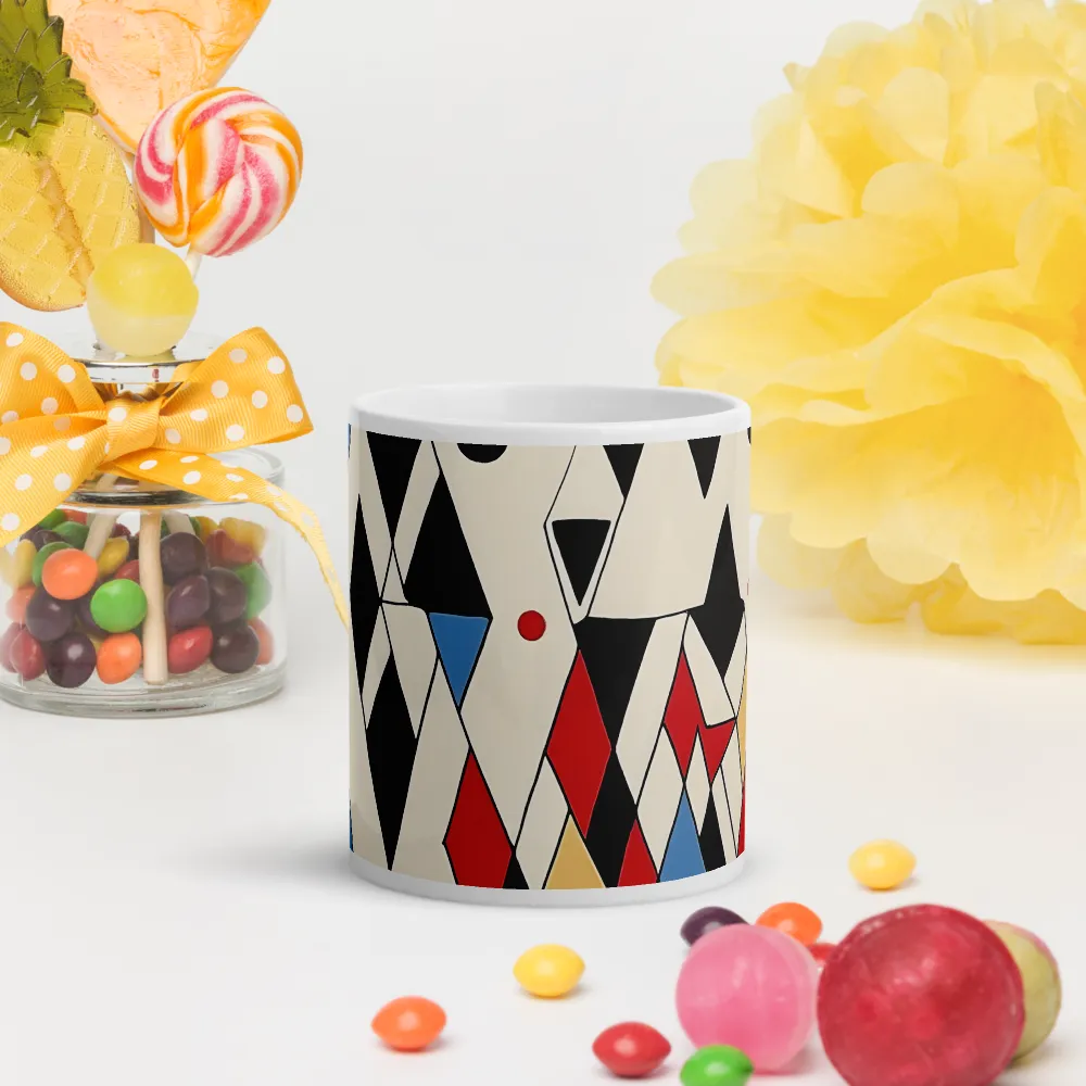 Dynamic Geometric Symphony | Mugs | Multiple Sizes & Colors