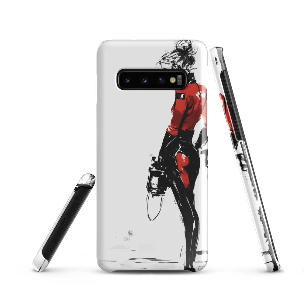 The Edgy Elegance | Phone Case |  S10 | Snap Case | Glossy