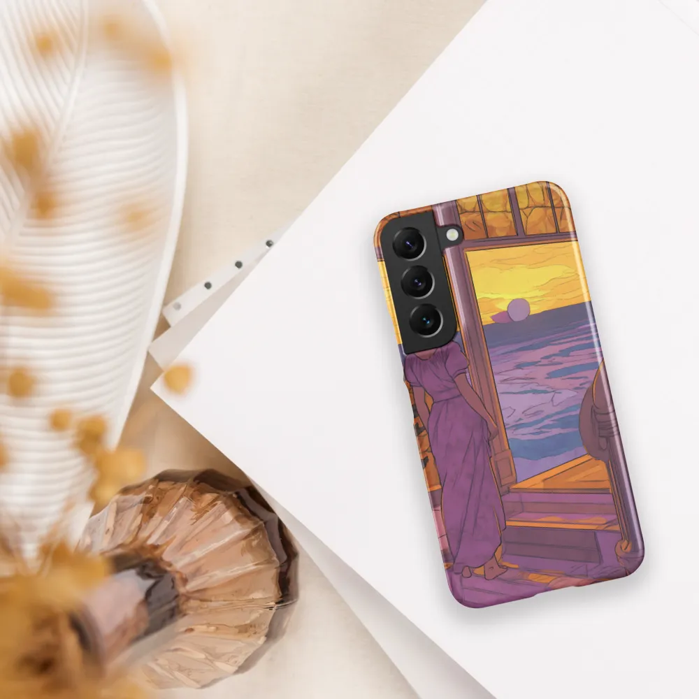 Whispers of the Sunset | Phone Case |  S22 | Snap Case | Matte