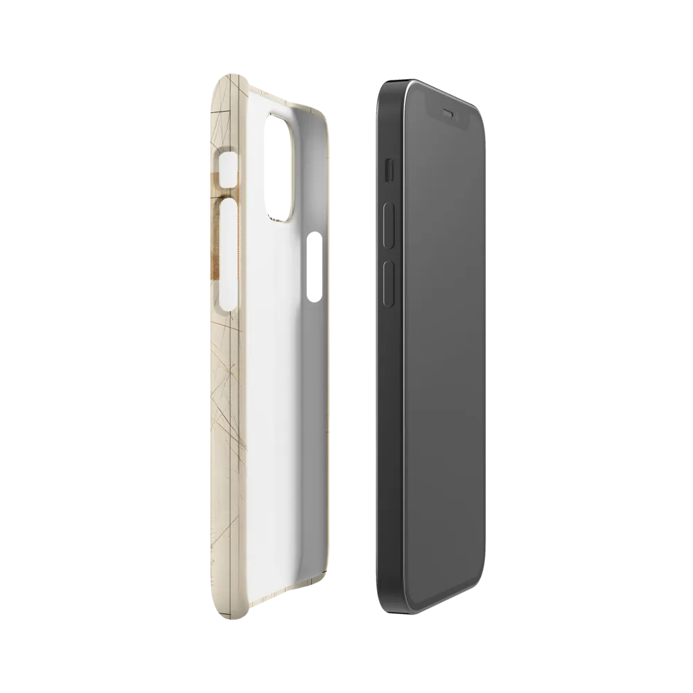 Elegance in Lines | Phone Case |  12 Mini | Snap Case | Matte