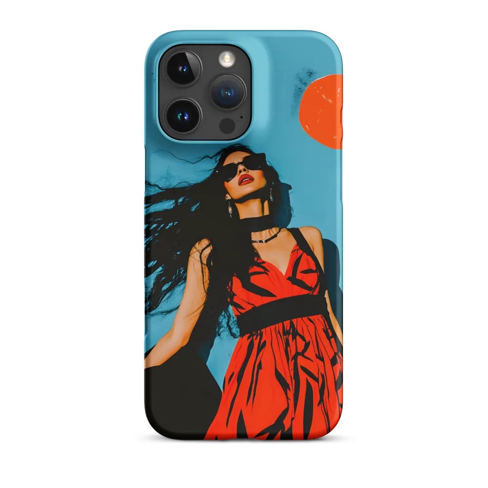 Turquoise Sun — Woman in Red Dress