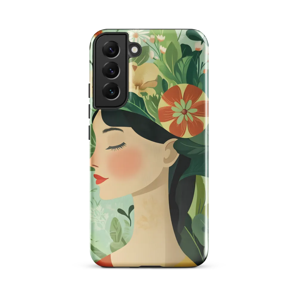 Serenity in Bloom | Phone Case |  S22 Plus | Tough Case | Glossy