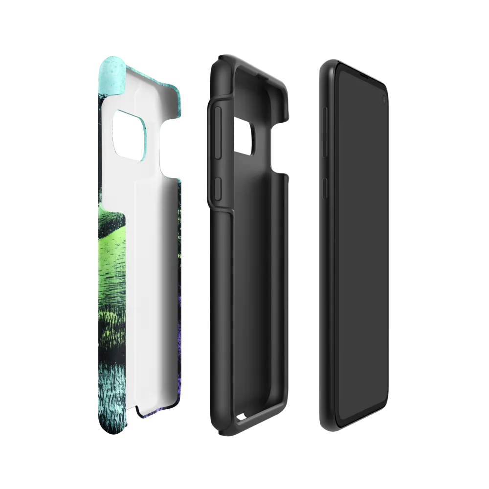 Winding Serenity: A Modern Landscape | Phone Case |  S10e | Tough Case | Matte