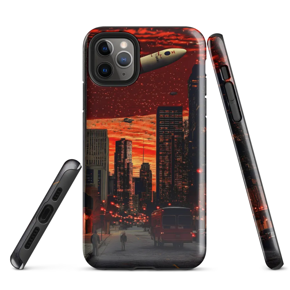 Cosmic Urban Symphony | Phone Case |  11 Pro Max | Tough Case | Glossy