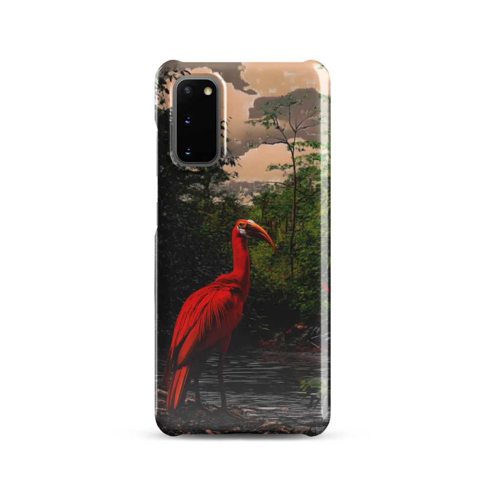 Enigmatic Elegance: The Scarlet Observer