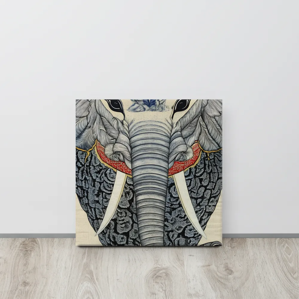Majesty of the Elephant | Canvas | 16″×16″