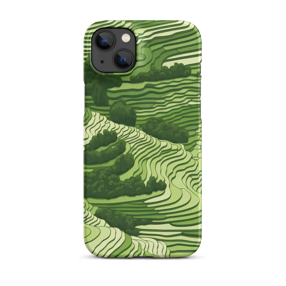 Waves of Green: An Abstract Landscape