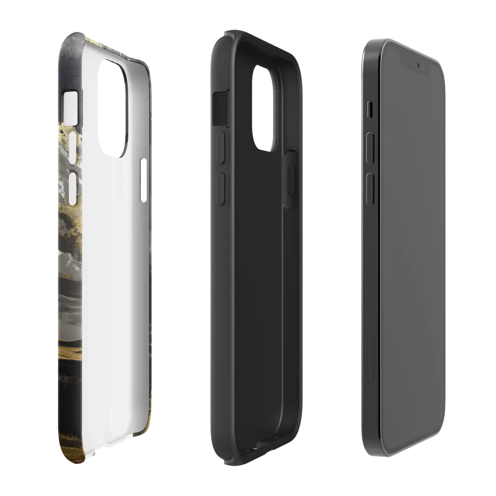 Golden Serenity in a Dramatic Sky | Phone Case |  12 Pro | Tough Case | Matte
