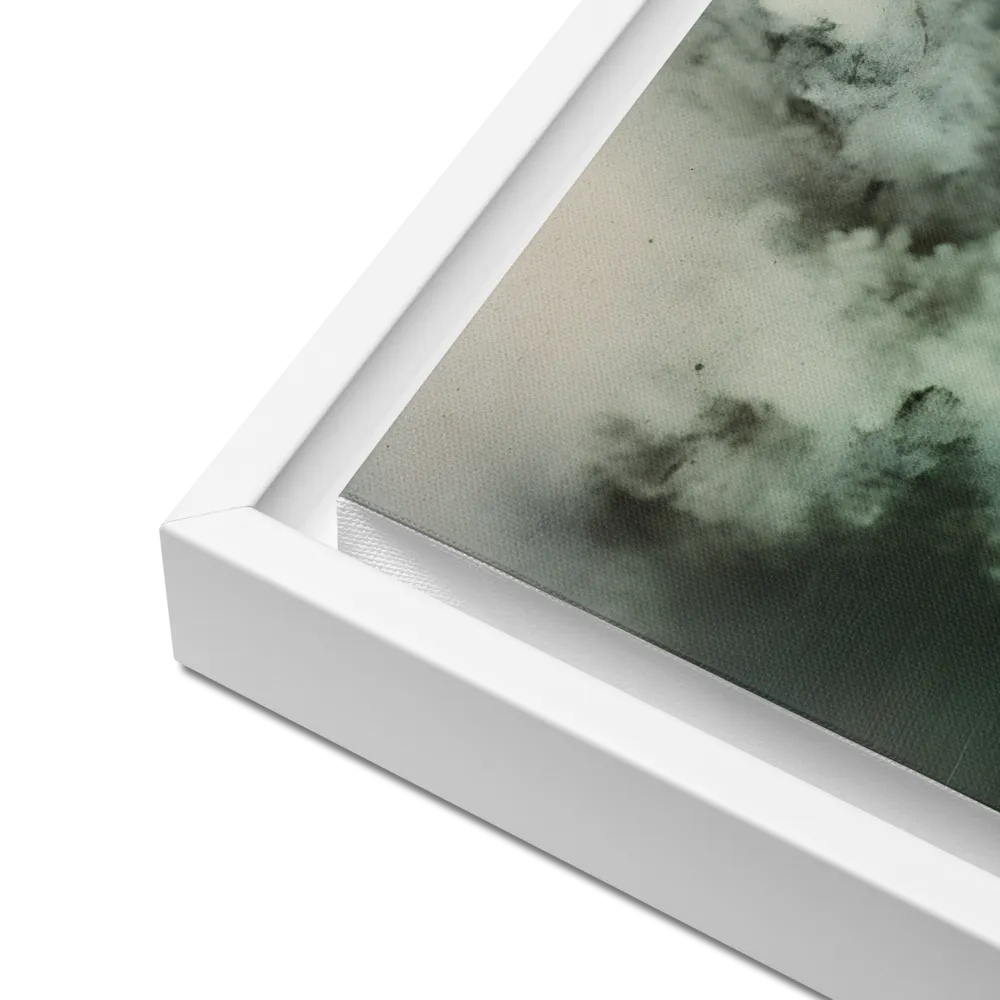 Clouded Thoughts | Canvas with White Frame | 12″×16″
