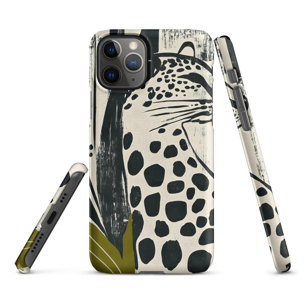 Leopard in Silhouette: A Modern Appeal | Phone Case |  11 Pro | Snap Case | Matte