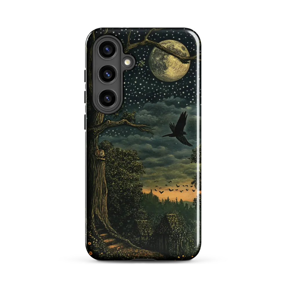 Mystical Nightscape Under the Full Moon