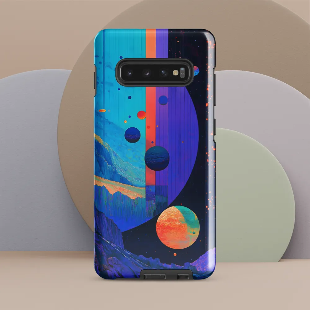 Celestial Harmony: A Surreal Exploration of Space | Phone Case |  S10 Plus | Tough Case | Glossy