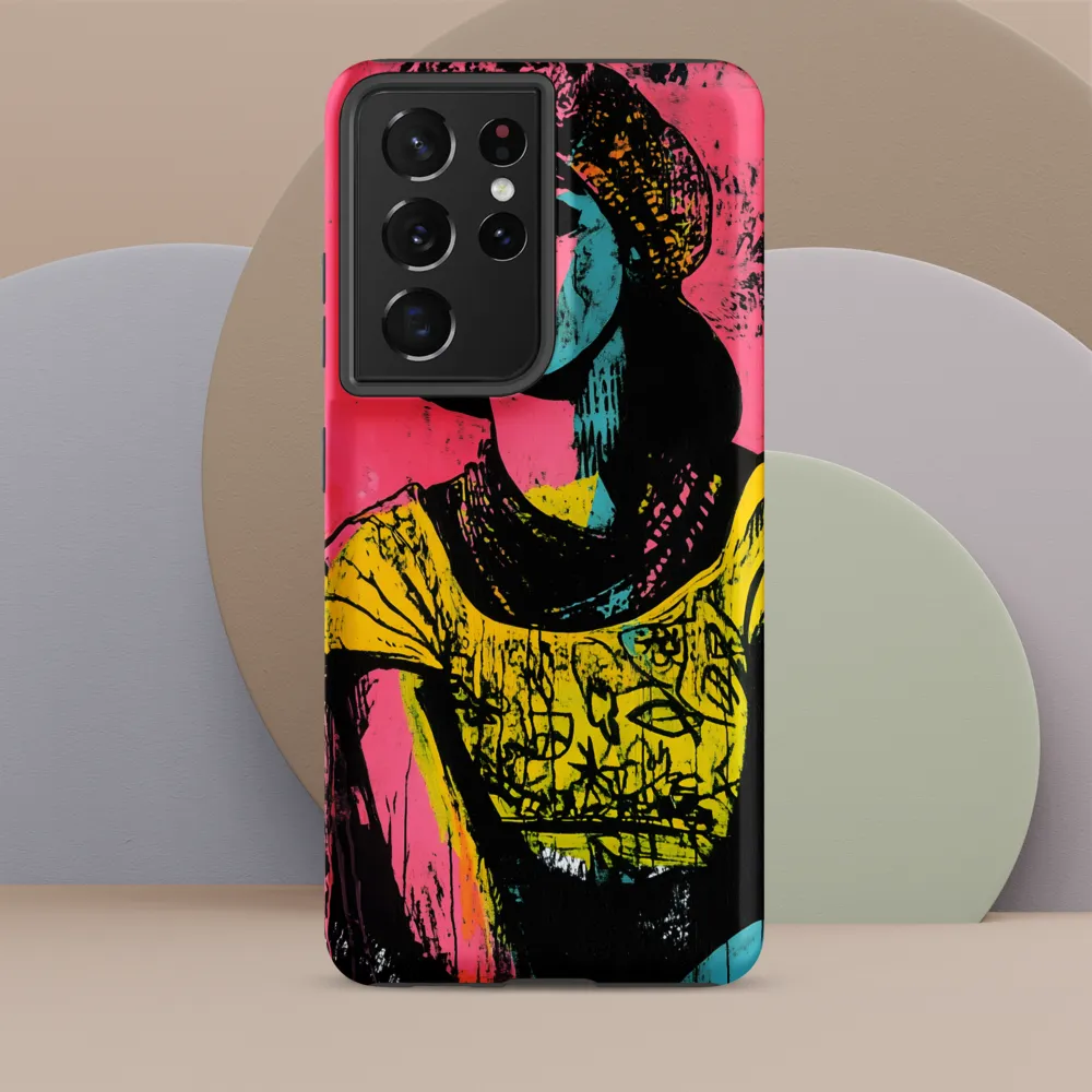 Urban Elegance: A Graffiti Portrait