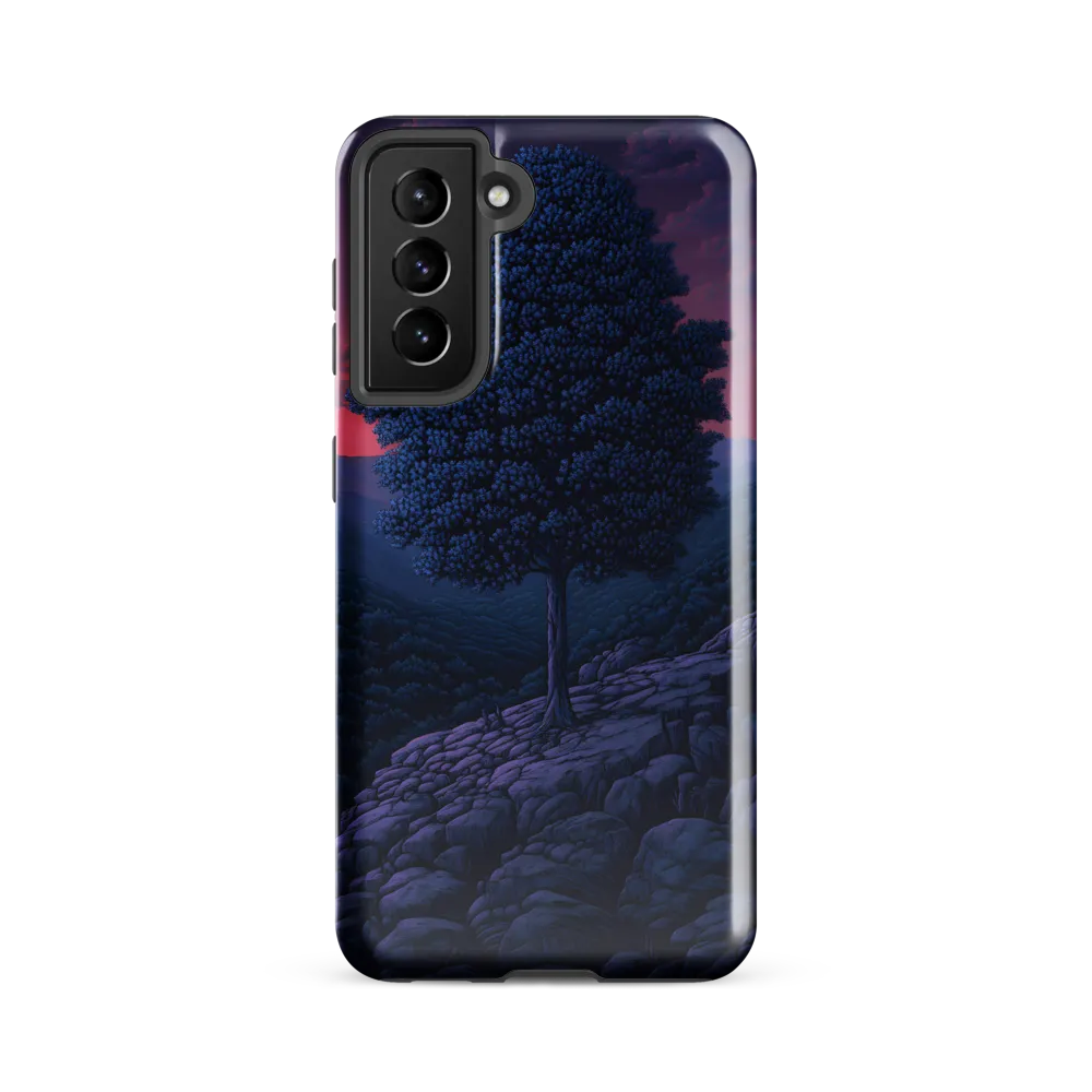 Solitary Sentinel: A Tree at Dusk
