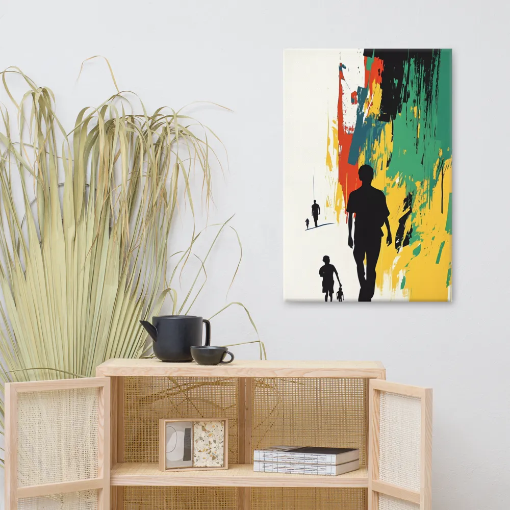 Journey of Silhouettes | Canvas | 24″×36″
