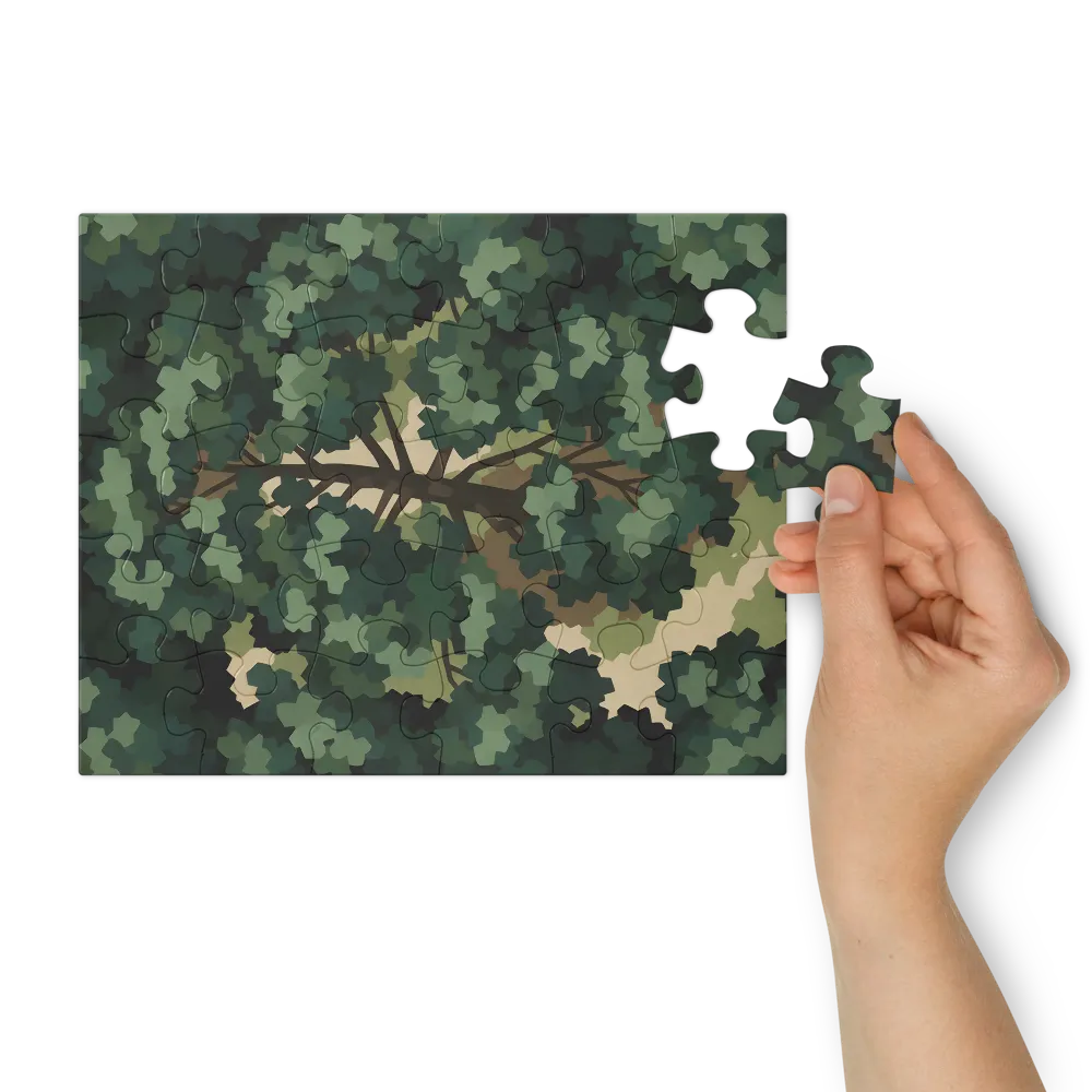 Canopy Study 
 Jigsaw Puzzle in Tin Box