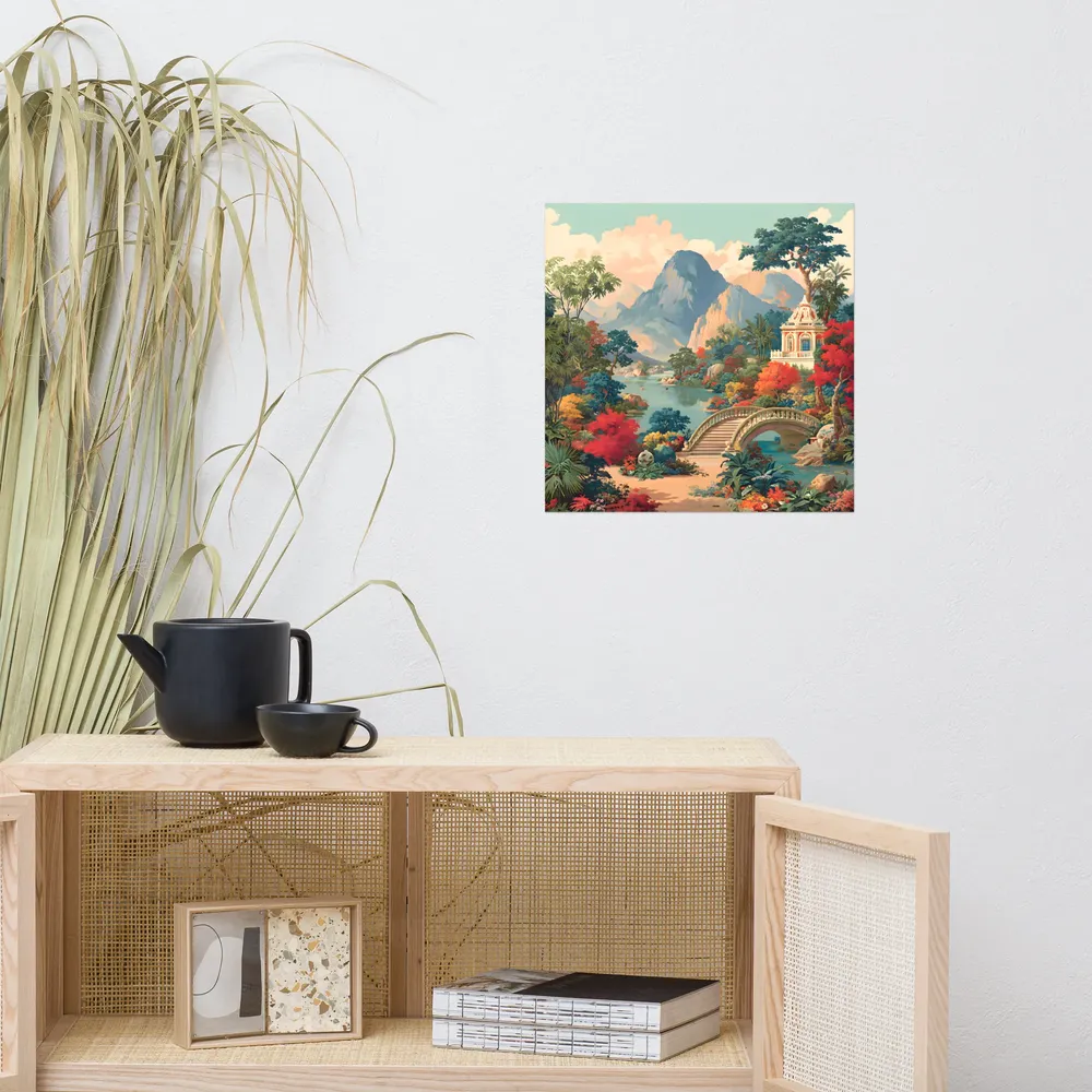 Arcadian Bridge 
 Poster | 16″x 16″