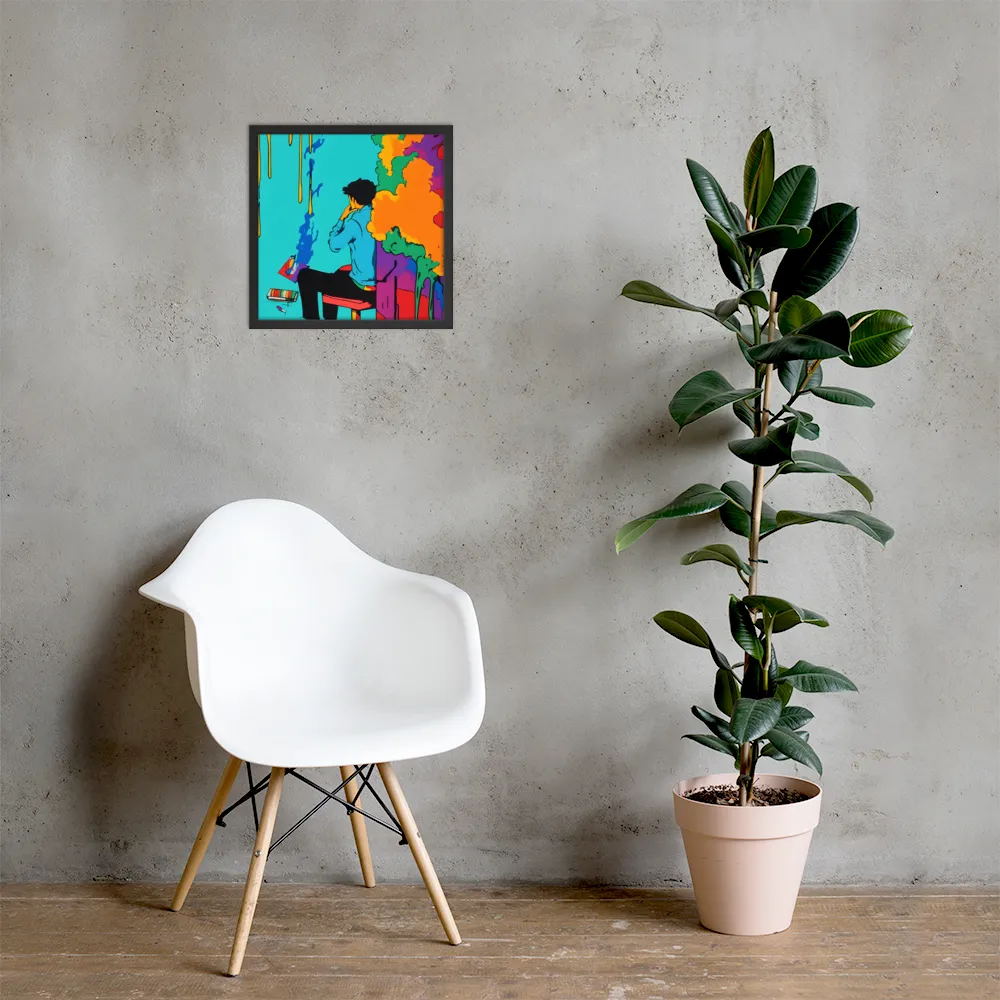 The Artist Within | Poster with Black Frame | 16″×16″