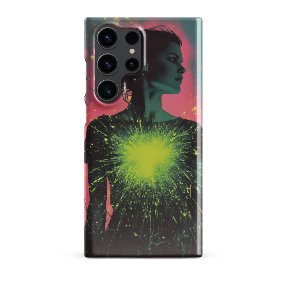 Cosmic Heart: A Surreal Portrait of Strength