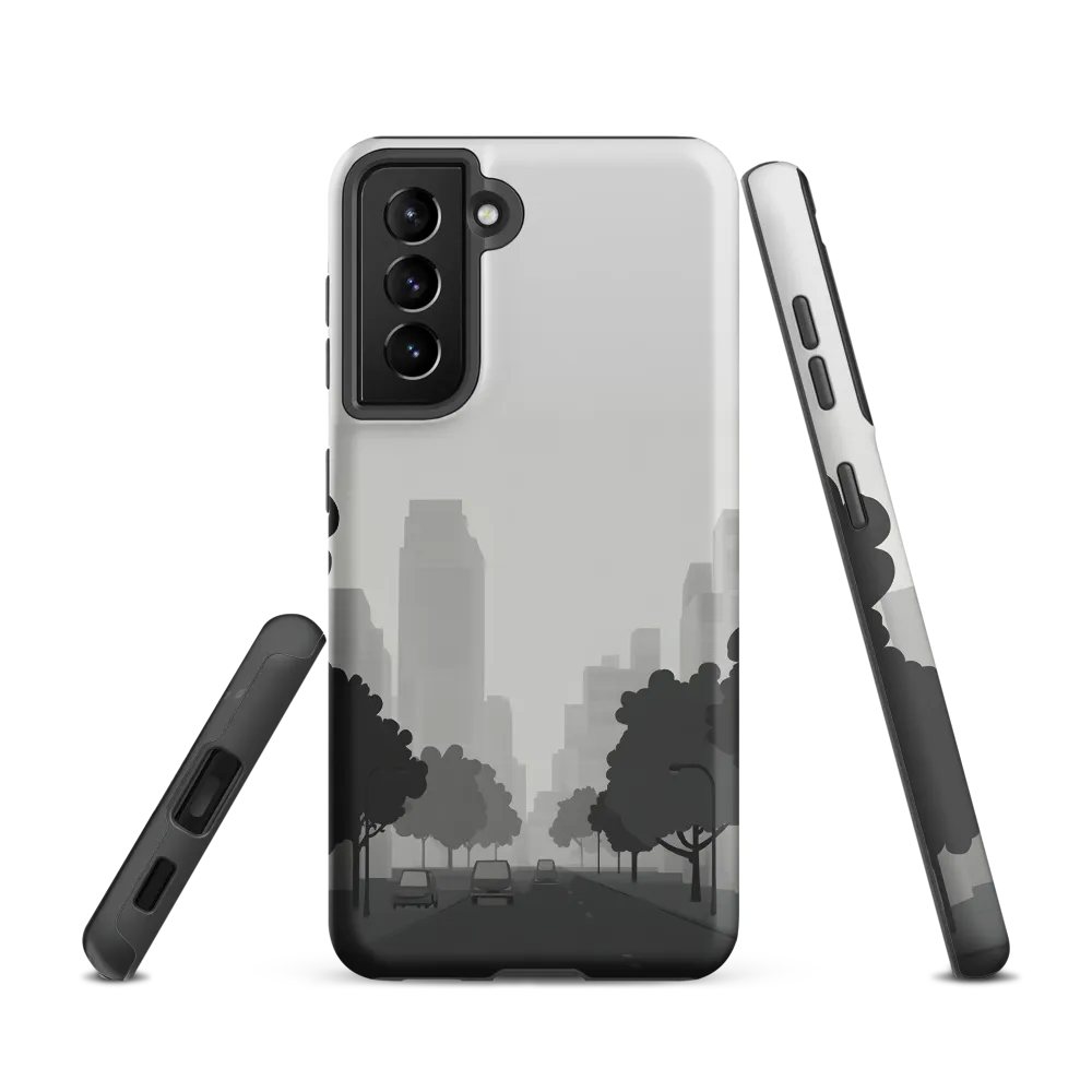 Avenue in Grayscale