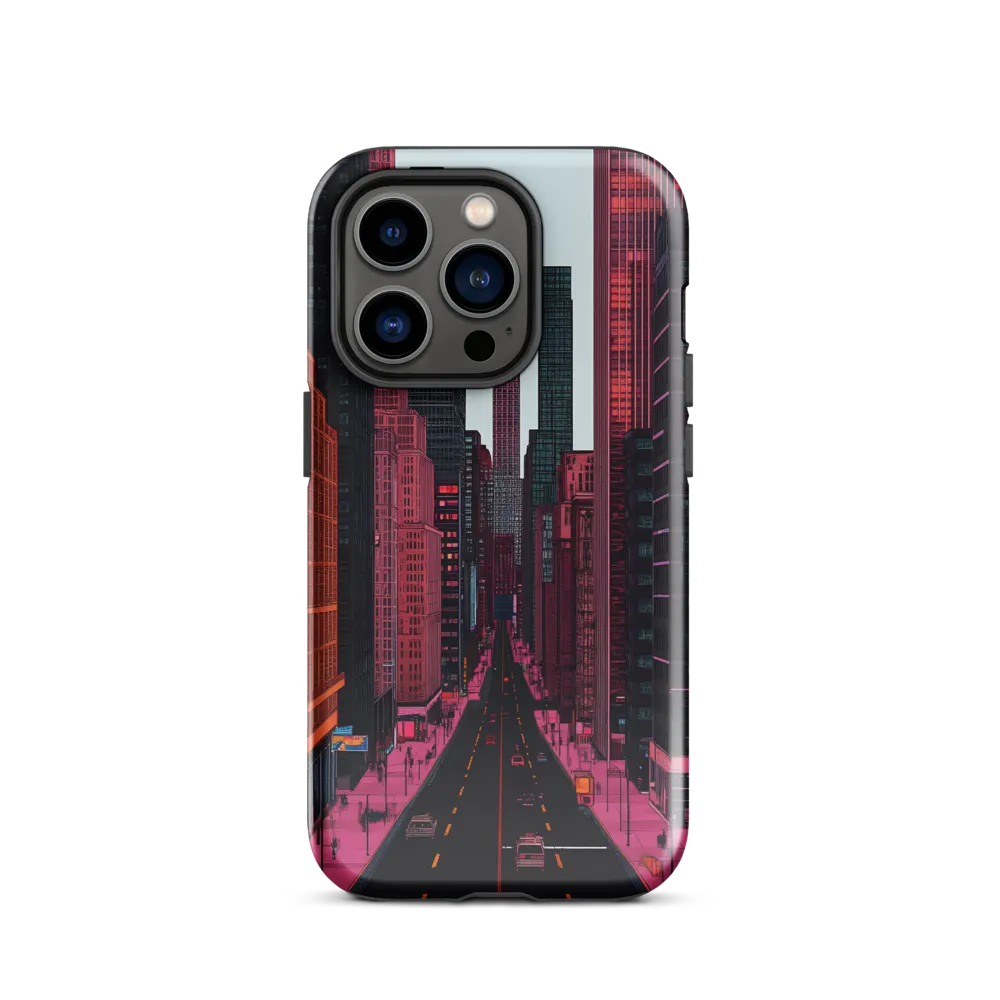 Urban Dreamscape: A Futuristic City | Phone Case |  14 Pro | Tough Case | Glossy