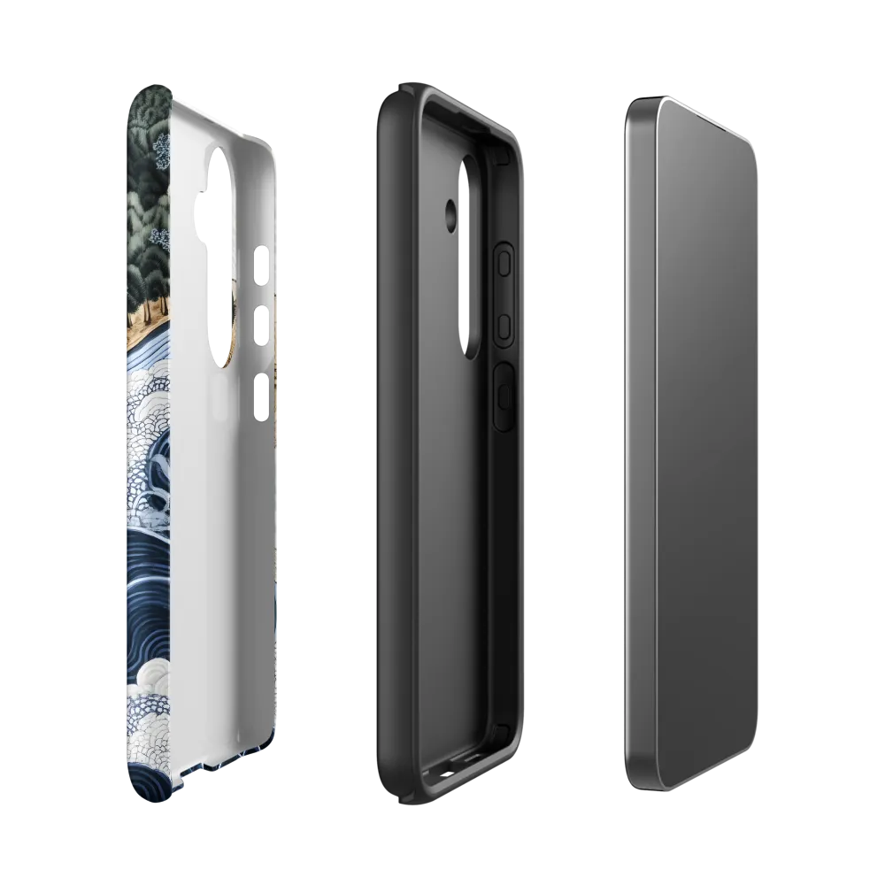 Oceanic Harmony: A Tranquil Landscape | Phone Case |  S24 | Tough Case | Matte