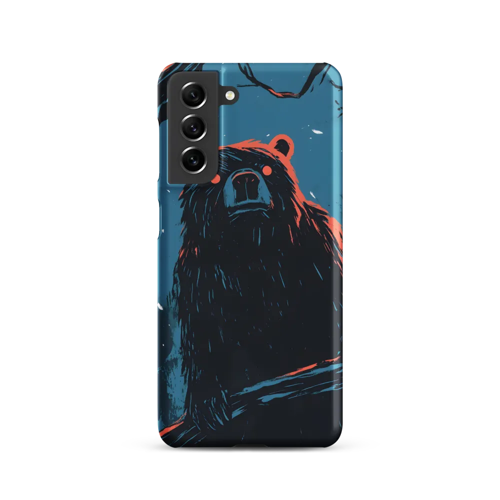 Eerie Majesty: A Bear in the Night