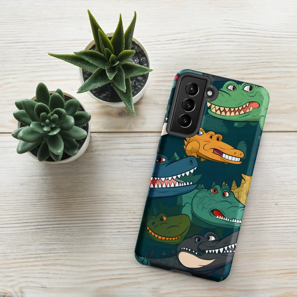 Cheerful Crocodilian Parade