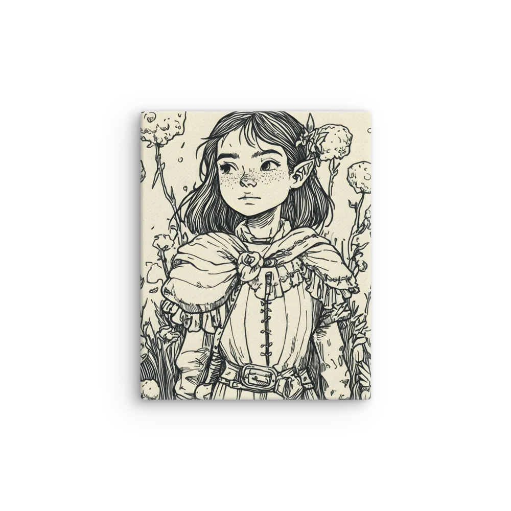 A Young Guardian of Nature | Thin Canvas | 8″×10″