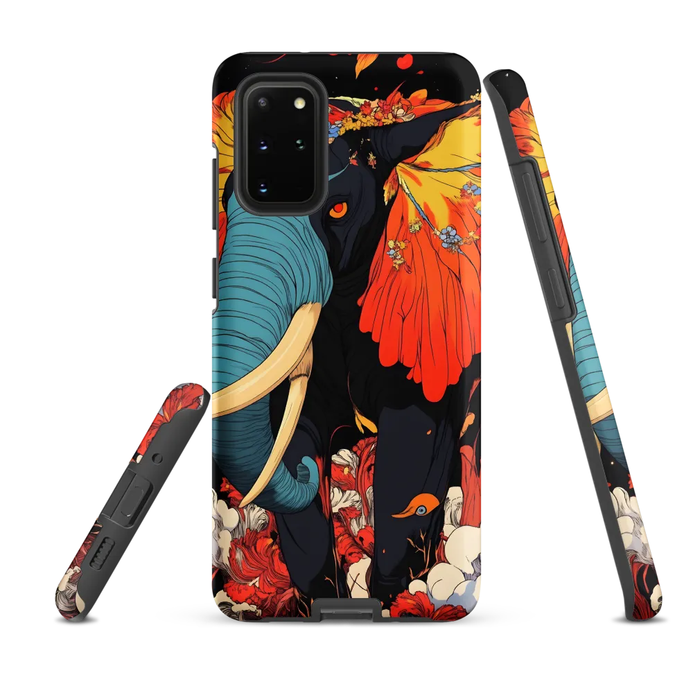 Majesty of the Floral Elephant | Phone Case |  S20 Plus | Tough Case | Matte
