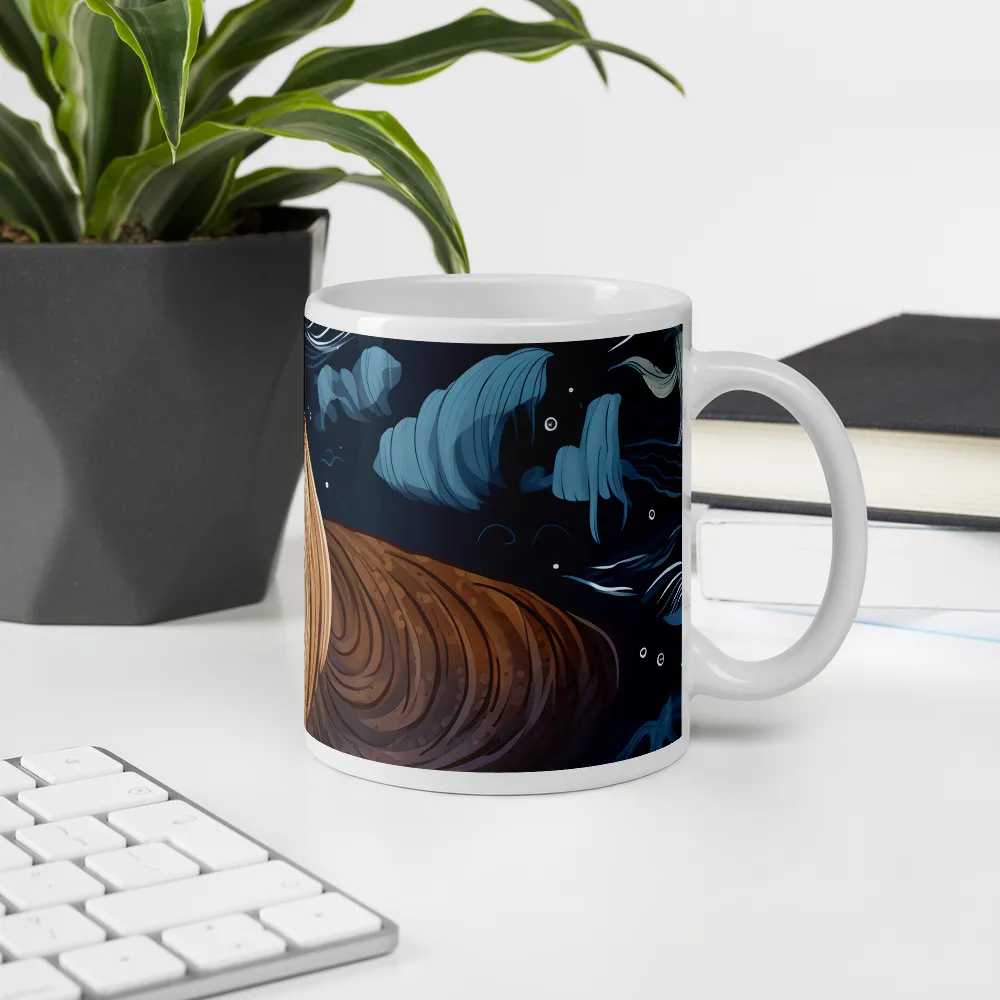 Whimsical Walruses in Deep Blue | Mugs | Multiple Sizes & Colors