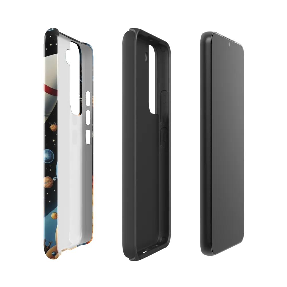 Journey Through the Cosmos | Phone Case |  S22 | Tough Case | Glossy