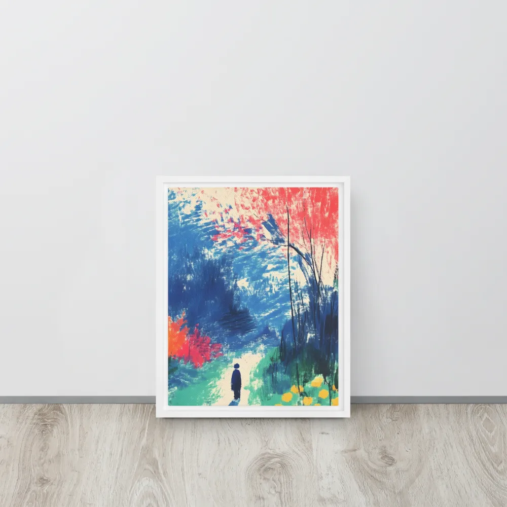 Whispers of Tranquility | Canvas with White Frame | 11″×14″