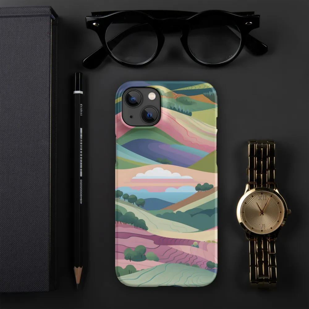 Harmonious Hills | Phone Case |  14 Plus | Snap Case | Matte