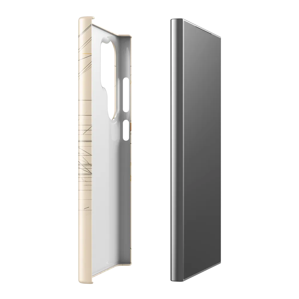 Abstract Profile: A Minimalist Exploration | Phone Case |  S24 Ultra | Snap Case | Glossy