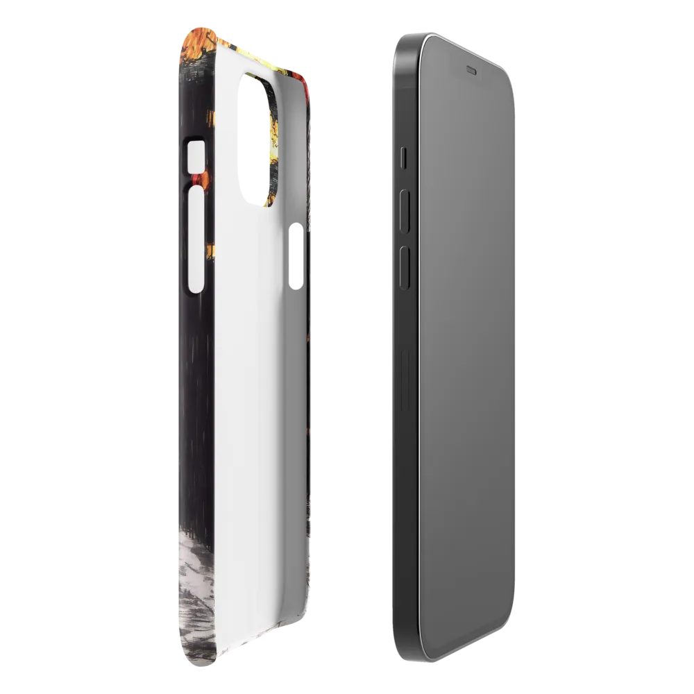 Eclipsed Cityscape | Phone Case |  12 Pro Max | Snap Case | Glossy