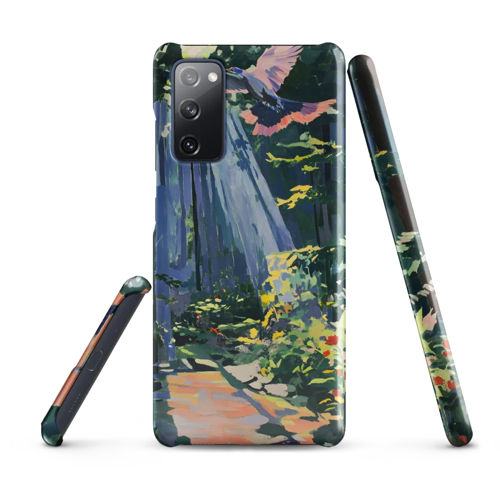 Flight of Light: A Serene Forest | Phone Case |  S20 FE | Snap Case | Glossy