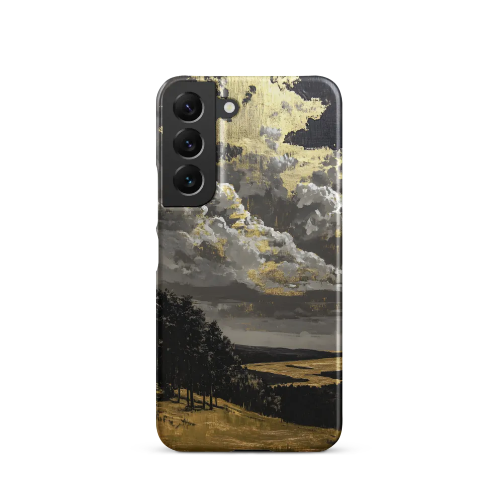 Golden Serenity in a Dramatic Sky