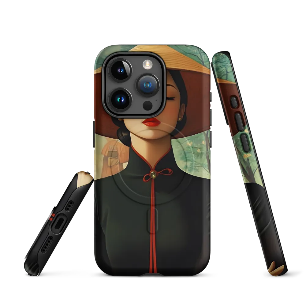Elegance in Tranquility | Phone Case |  15 Pro | MagSafe® Tough Case | Matte