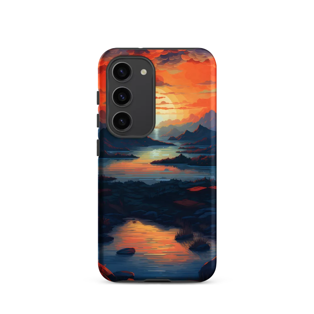Ethereal Evening: A Digital Dusk