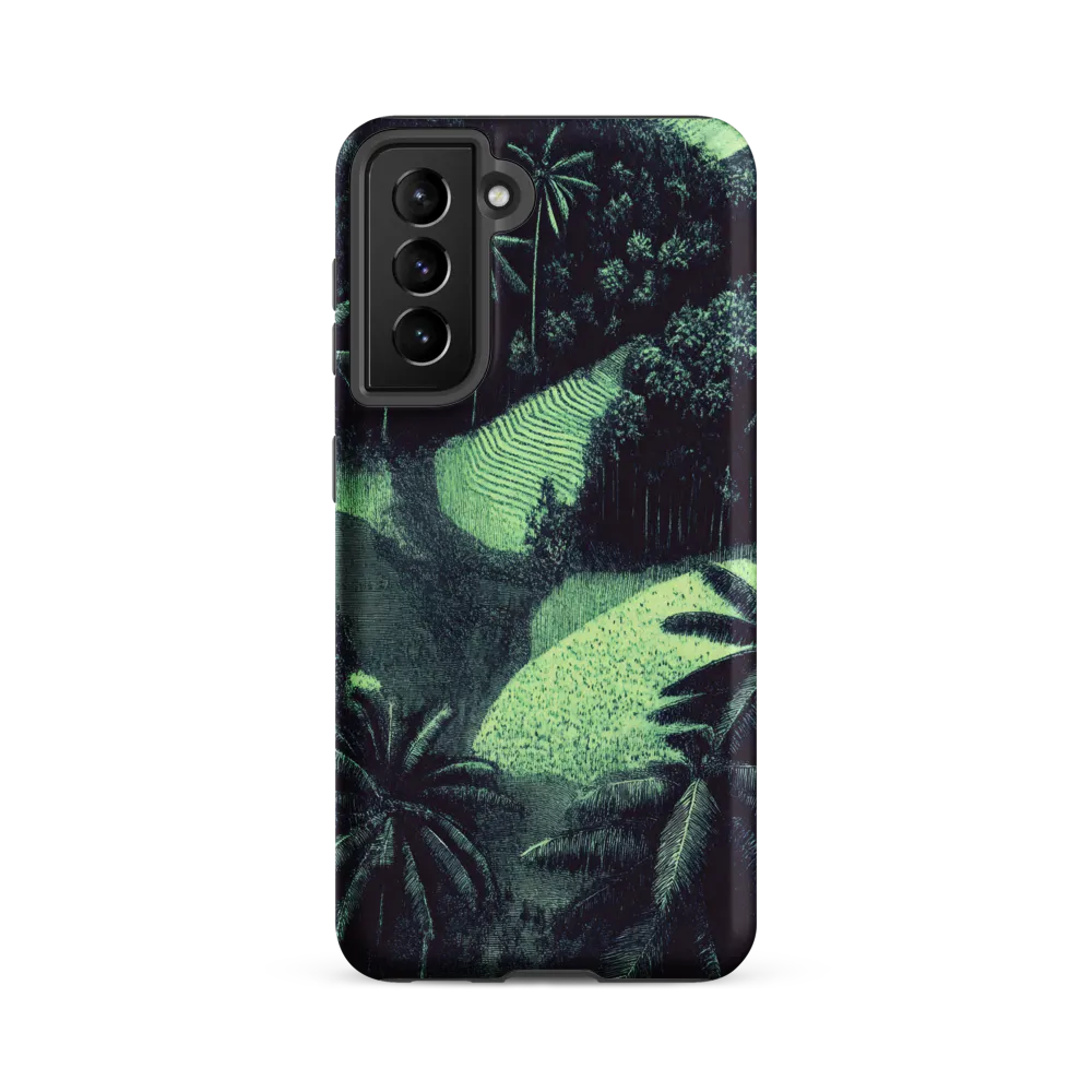 Harmony in Green: A Surreal Landscape