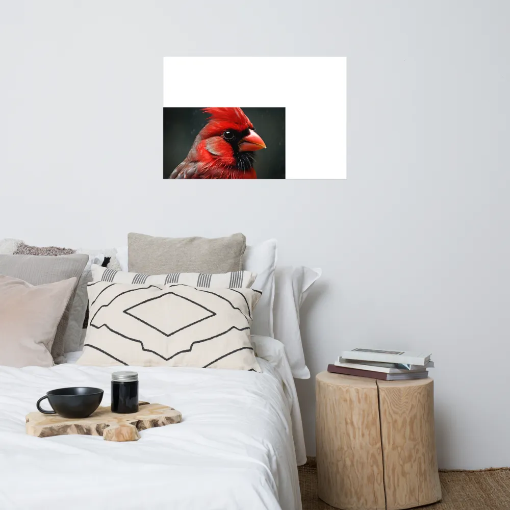 The Bold Cardinal | Art Print