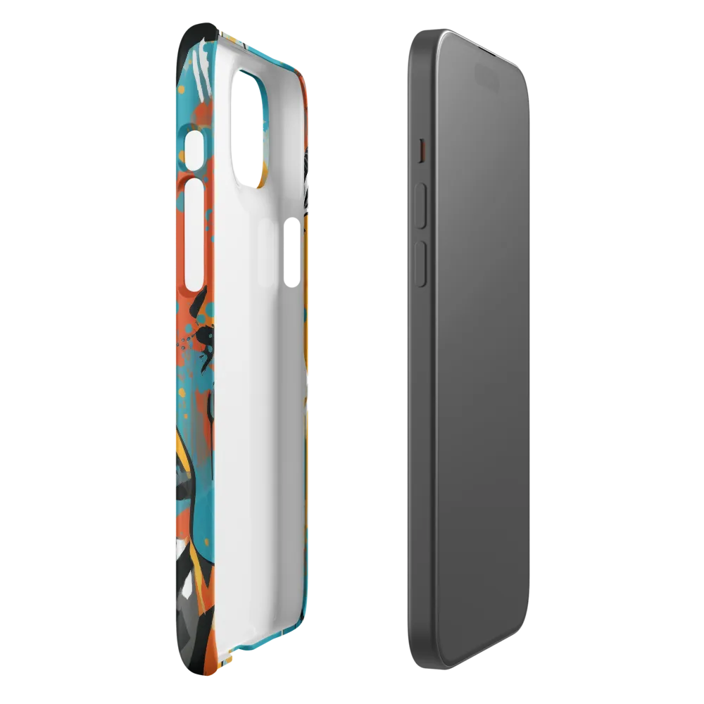 Dynamic Antelope in Vivid Abstract