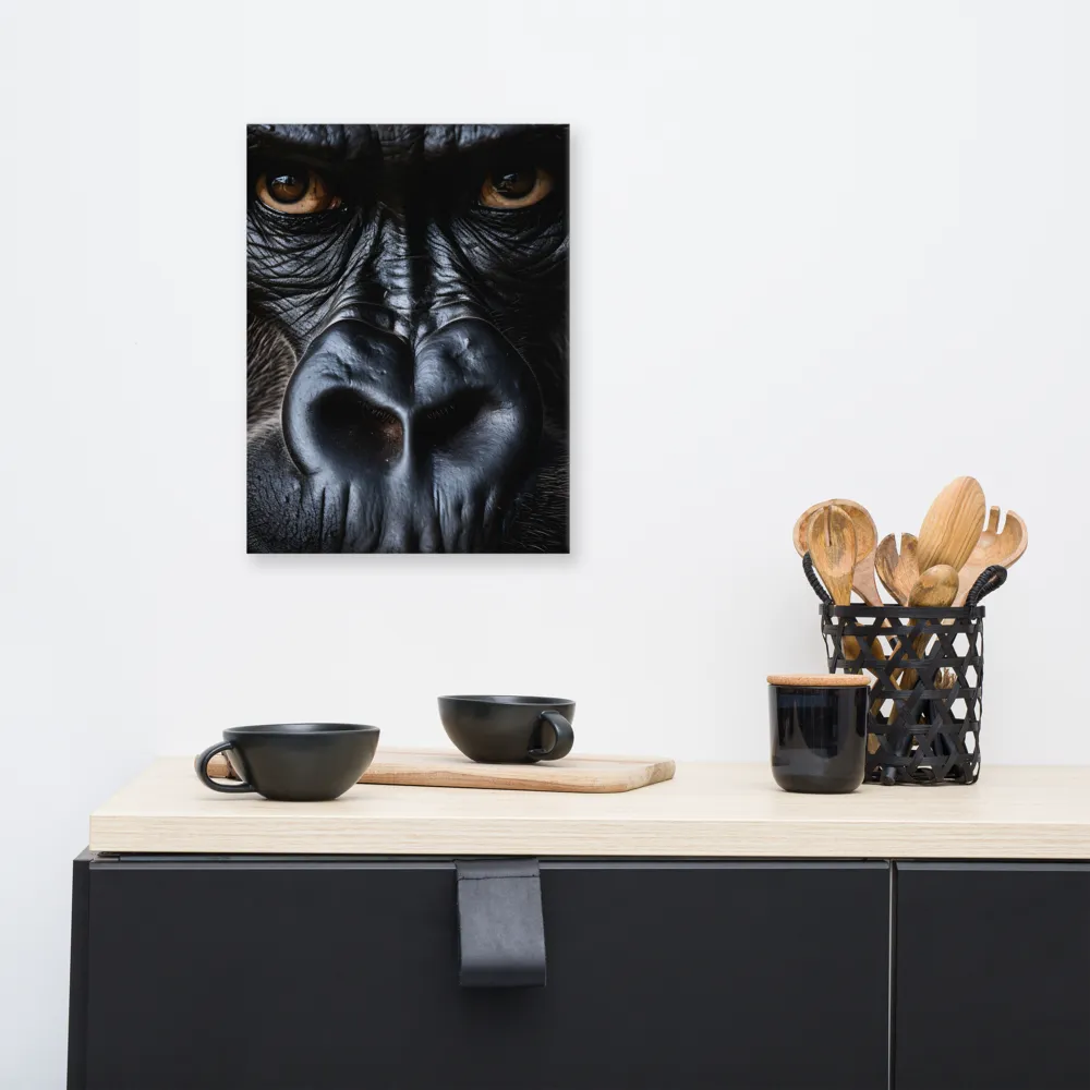 Gaze of the Wild: A Gorilla's Portrait