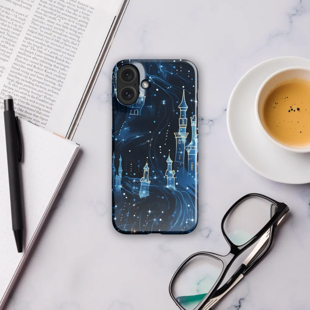 Dreamy Castles in a Starry Sky | Phone Case |  16 Plus | Snap Case | Glossy