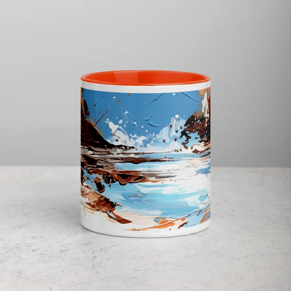 Abstract Seascape Oil Painting | Mug